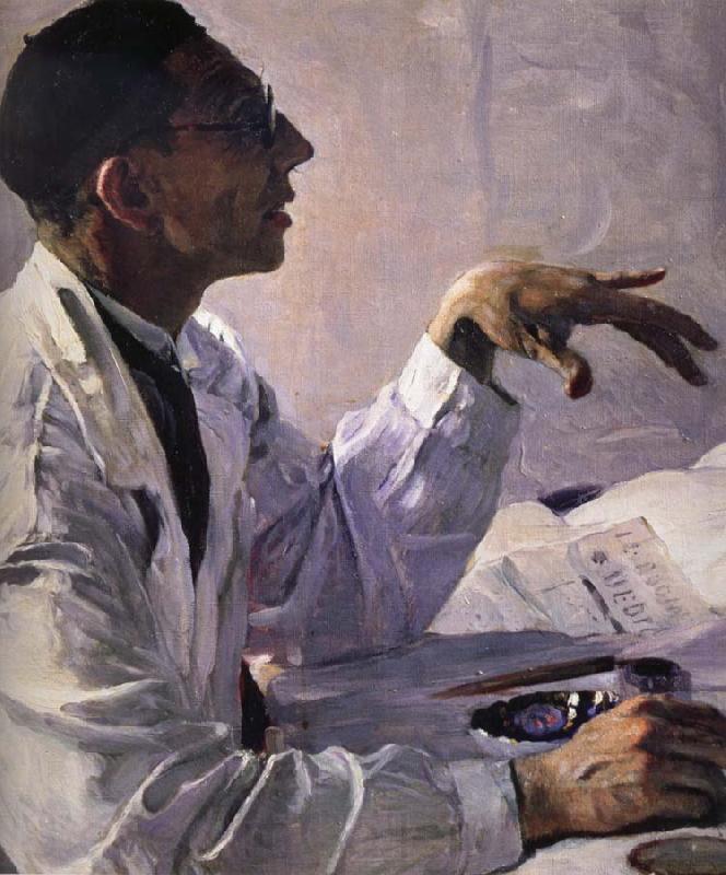 Nesterov Nikolai Stepanovich The Surgeon Doc. France oil painting art